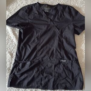 Cherokee Workwear size S black scrub top
